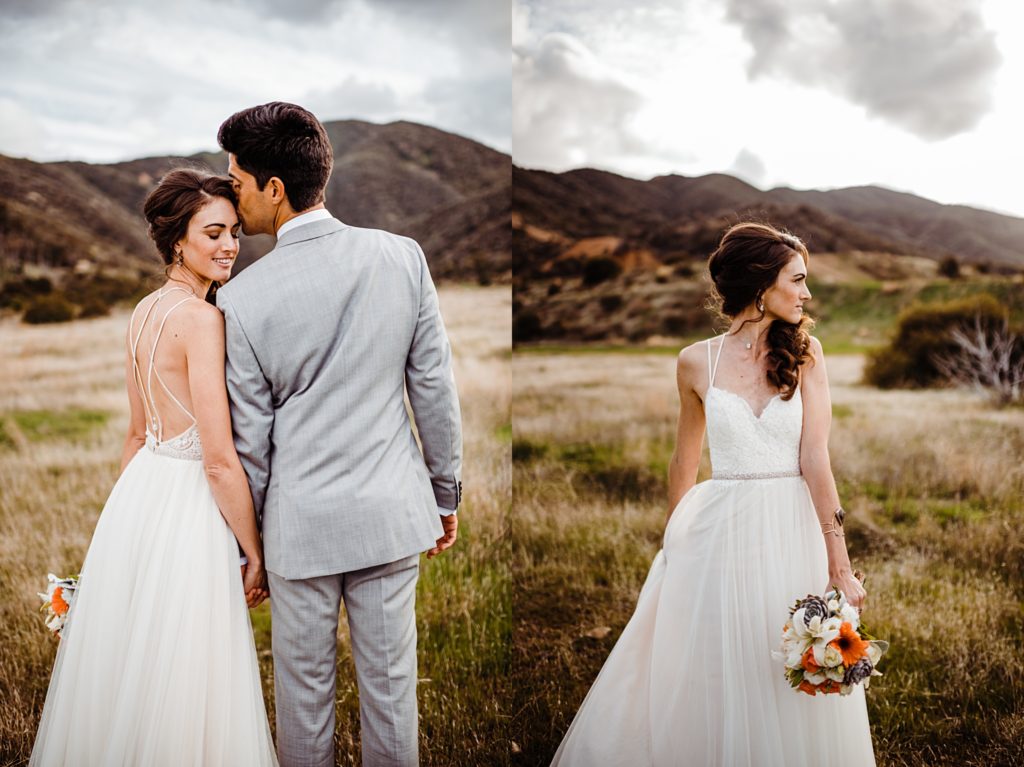 skyline drive trail wedding photos in corona