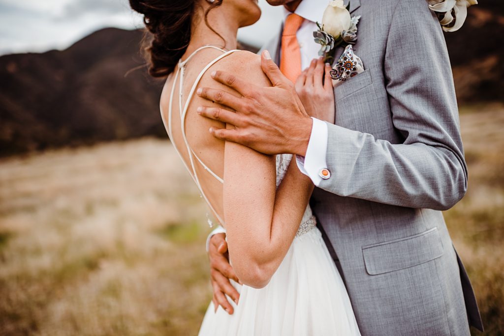 skyline drive trail wedding photos in corona