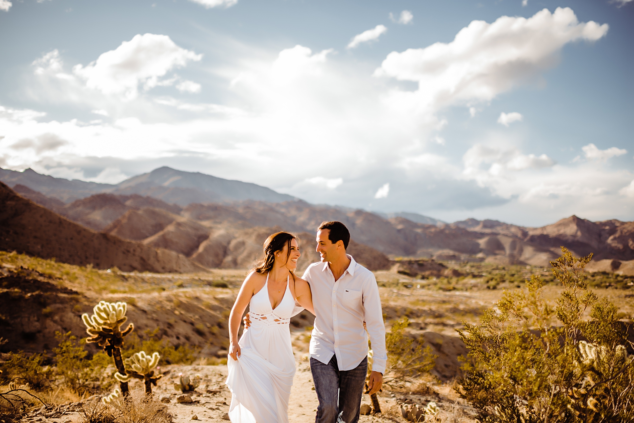 Highway 74 engagement session in Palm Desert