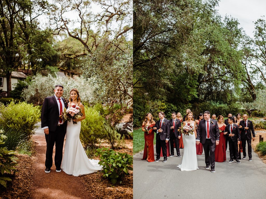 wedding portraits at thomas george estates