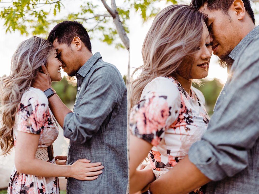 engagement photos at fox run park in colorado springs