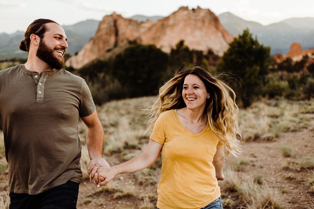 Indie engagement session at Garden of the Gods