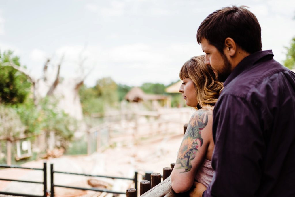 Engagement Session at the Cheyenne Mountain Zoo