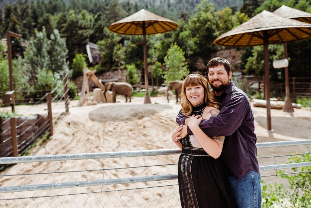 Engagement Session at the Cheyenne Mountain Zoo