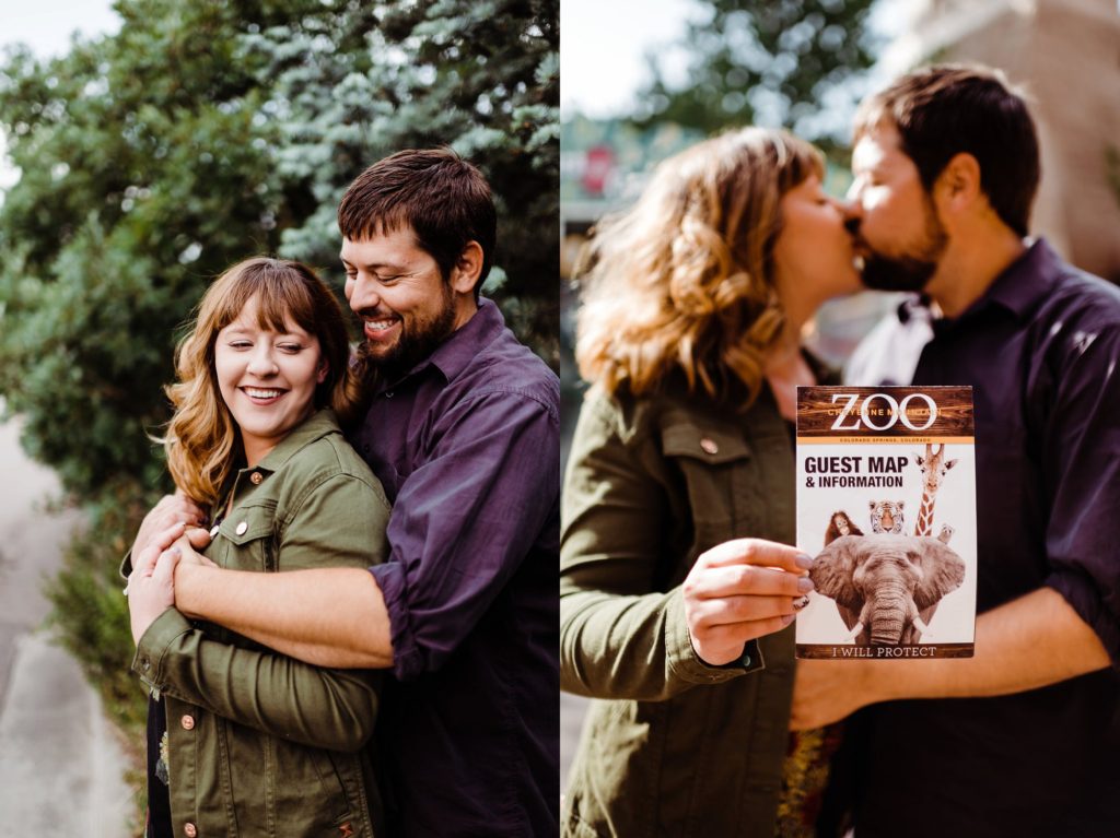 Engagement Session at the Cheyenne Mountain Zoo