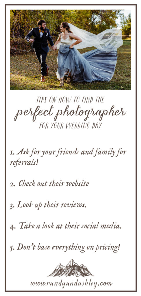 Check out our top tips on how to find the perfect photographer for your wedding!