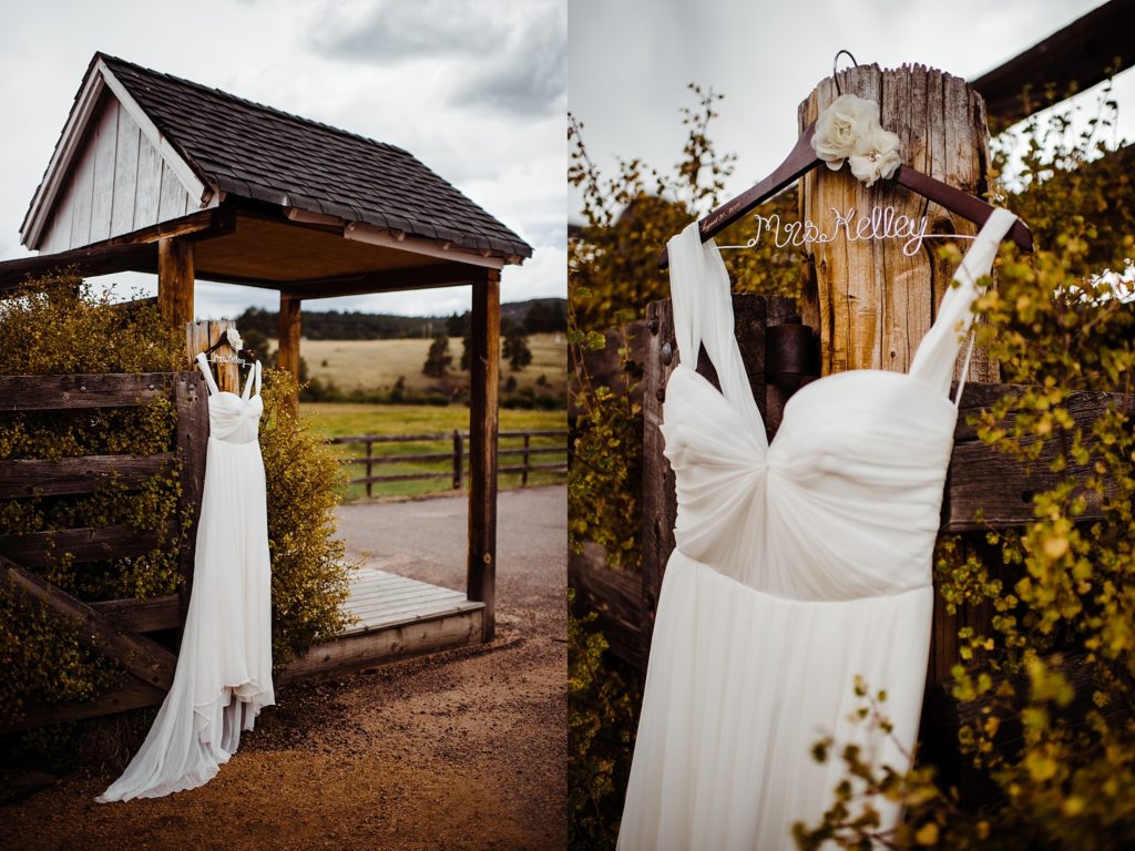 romantic bohemian wedding gown