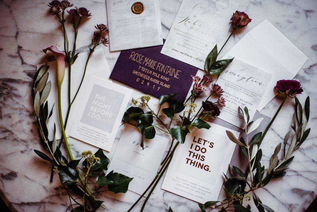 minted invitation suite