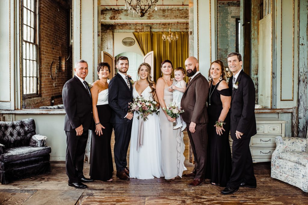 wedding photos taken at the metropolitan buidling in long island city