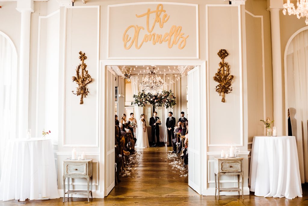 indoor wedding ceremony new york city