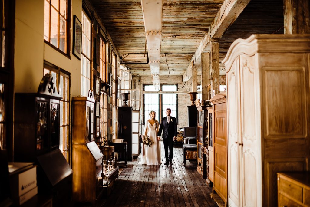 wedding photos taken at the metropolitan buidling in long island city