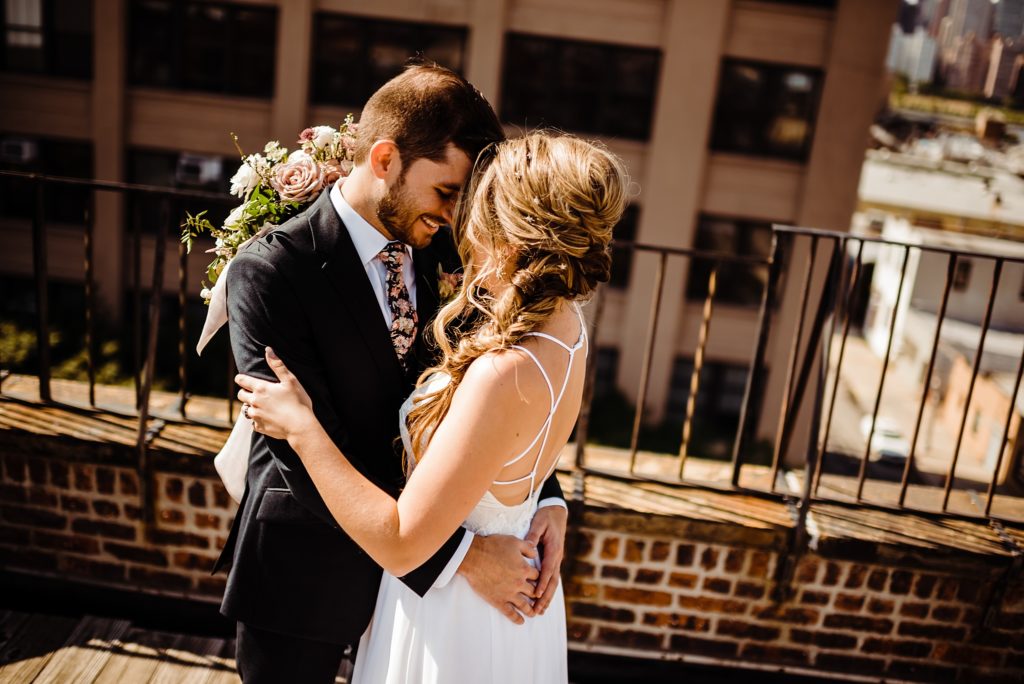 wedding photos at the metropolitan building in queens new york