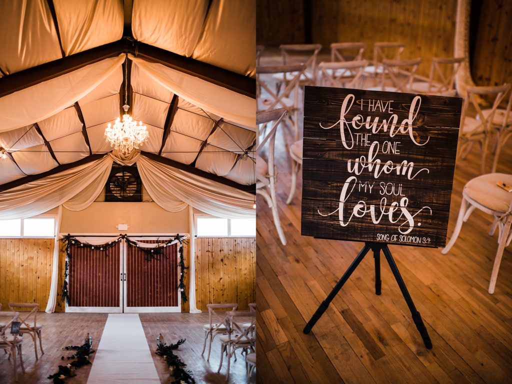 rustic lace barn wedding venue