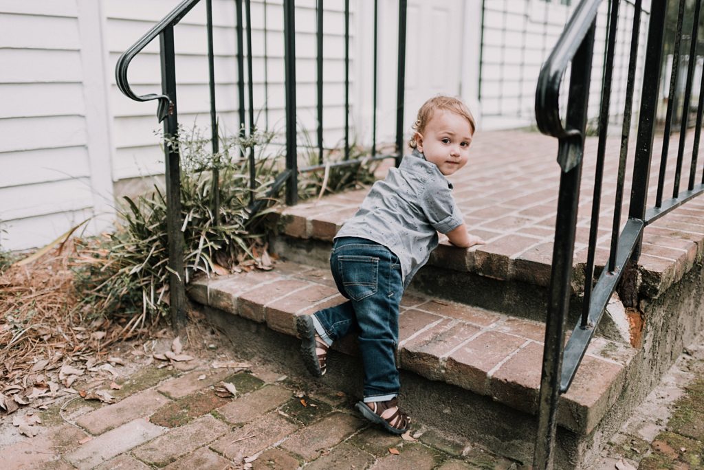 family session at christ church in st simons georgia
