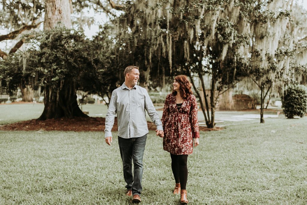 family session at christ church in st simons georgia