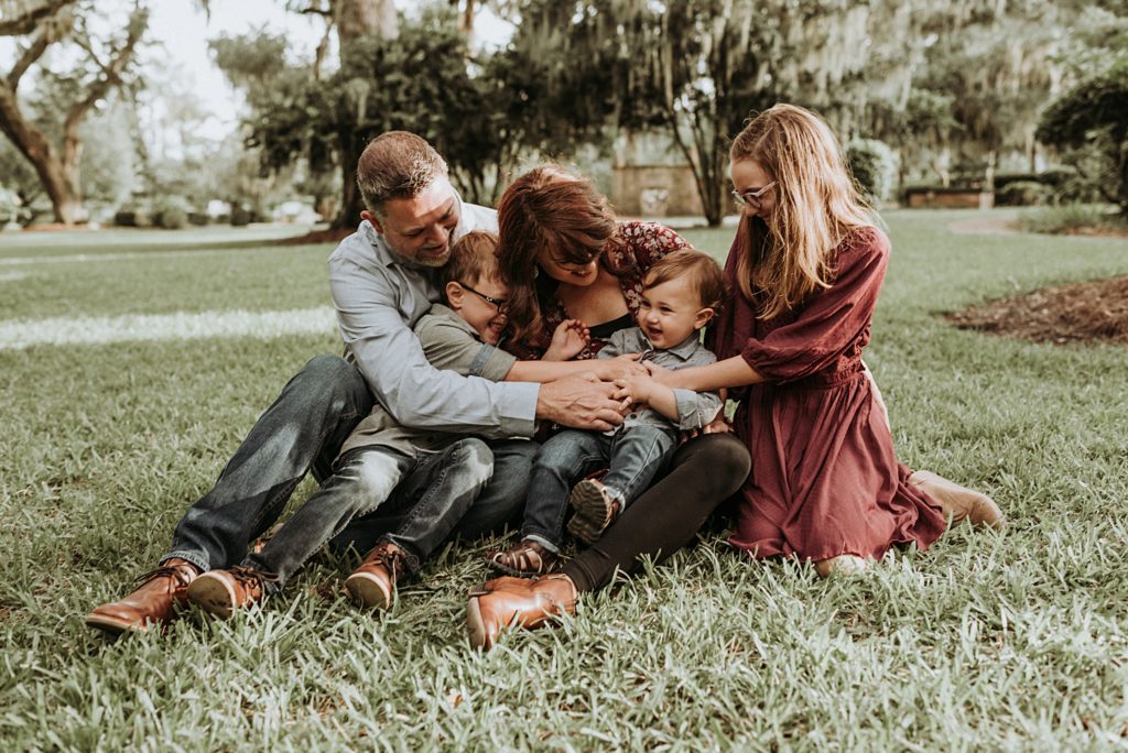 family session at christ church in st simons georgia