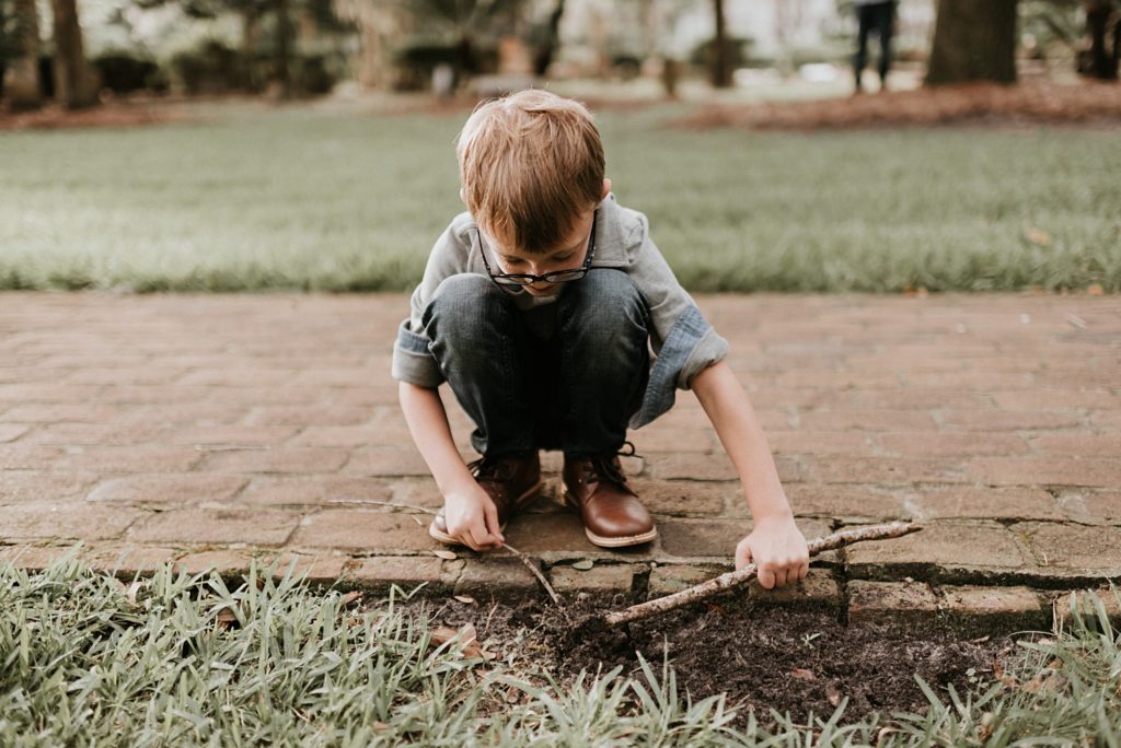 family session at christ church in st simons georgia