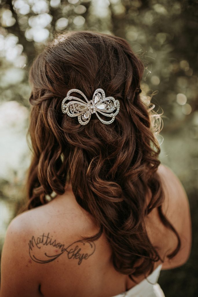 vintage hair clip for bride