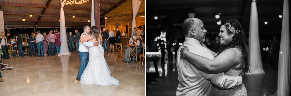 brides dancing with their fathers