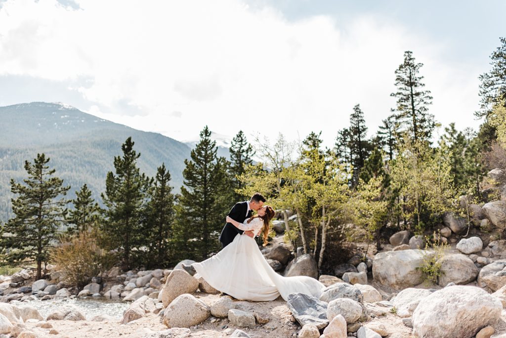 rocky mountain national park wedding photos