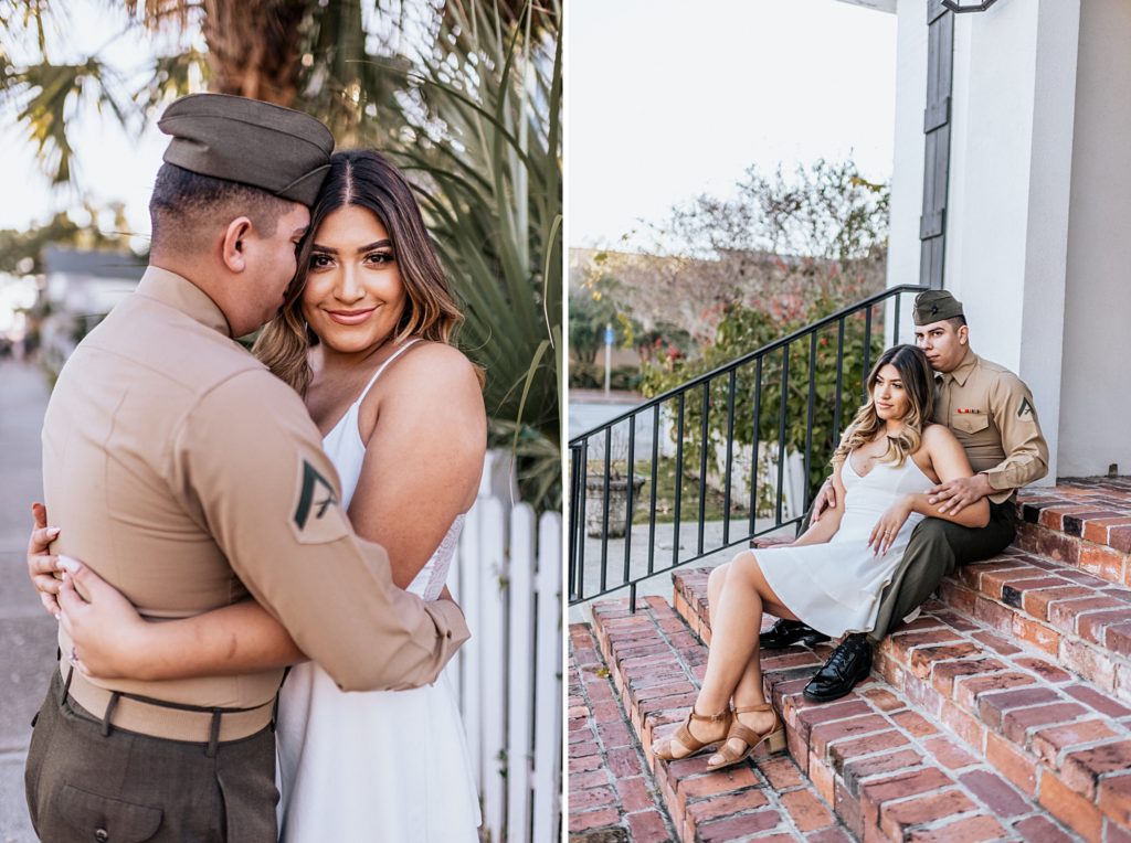 downtown st marys georgia engagement photographer