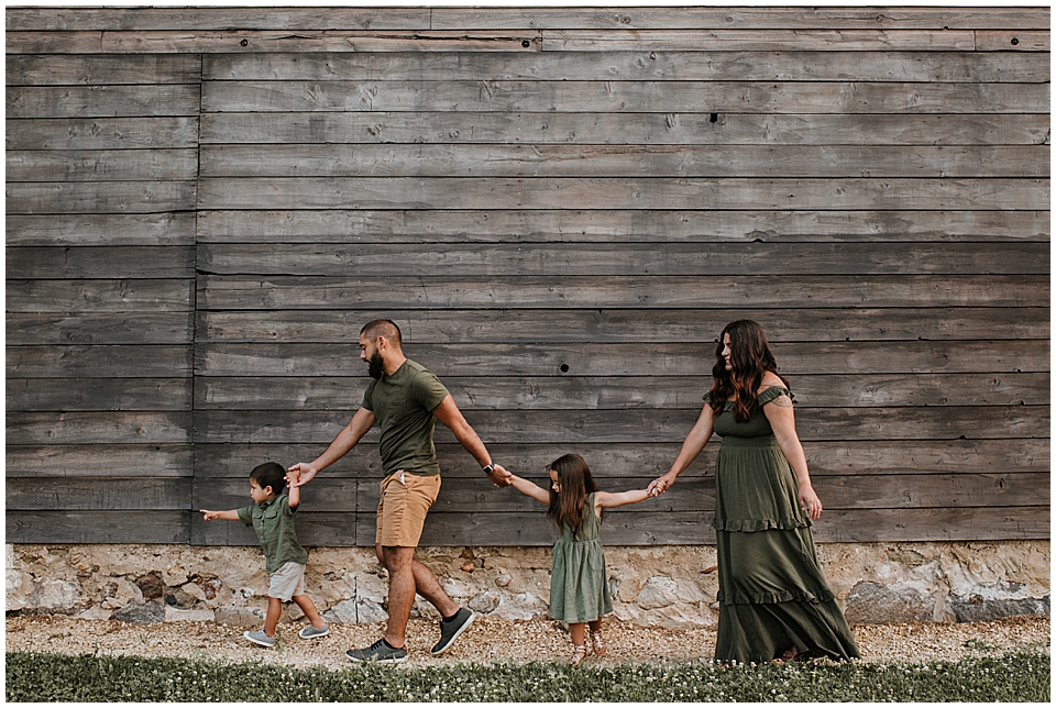 3 year old leading the way