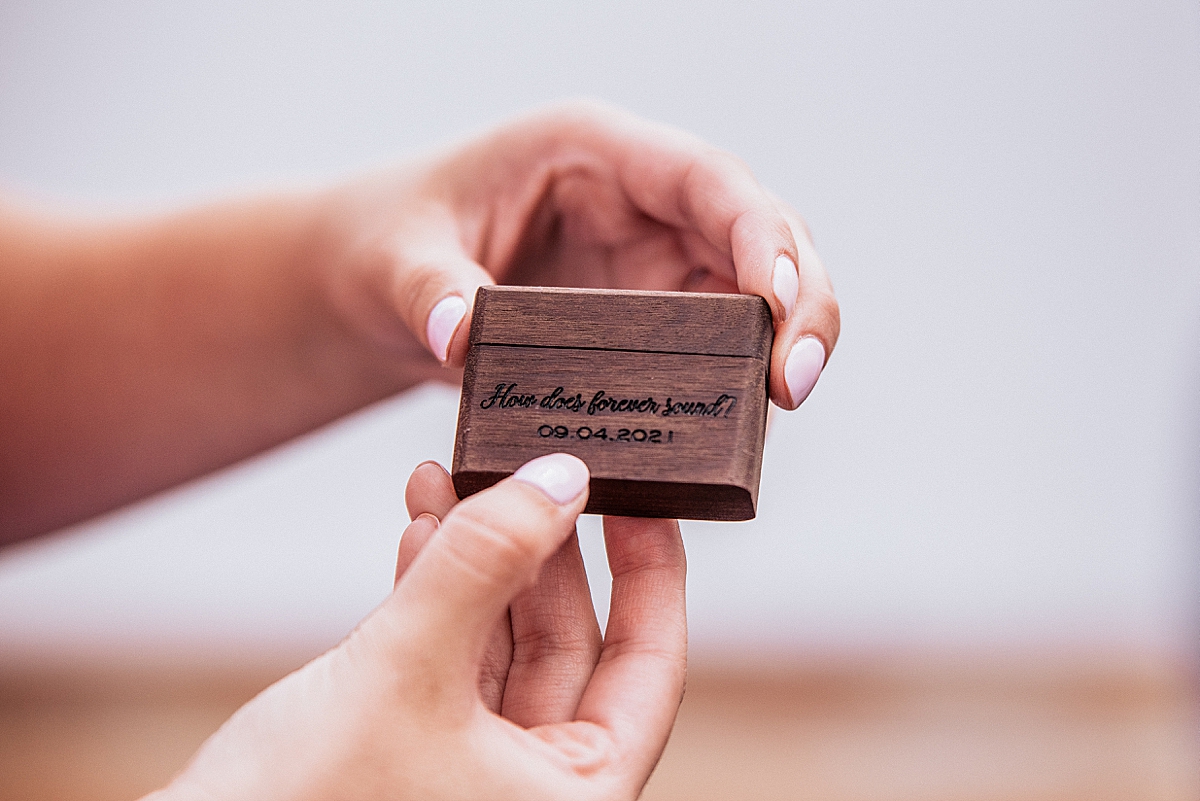 Surprise Proposal on the Milwaukee River by Ashley Durham Photography