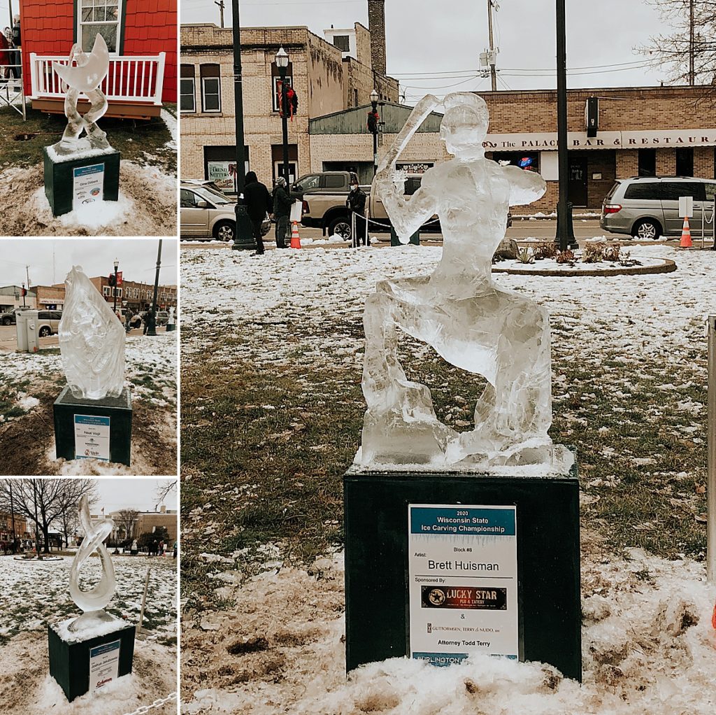 burlington ice sculpture festival 2020