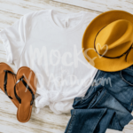 bella canvas 3001 white mockup