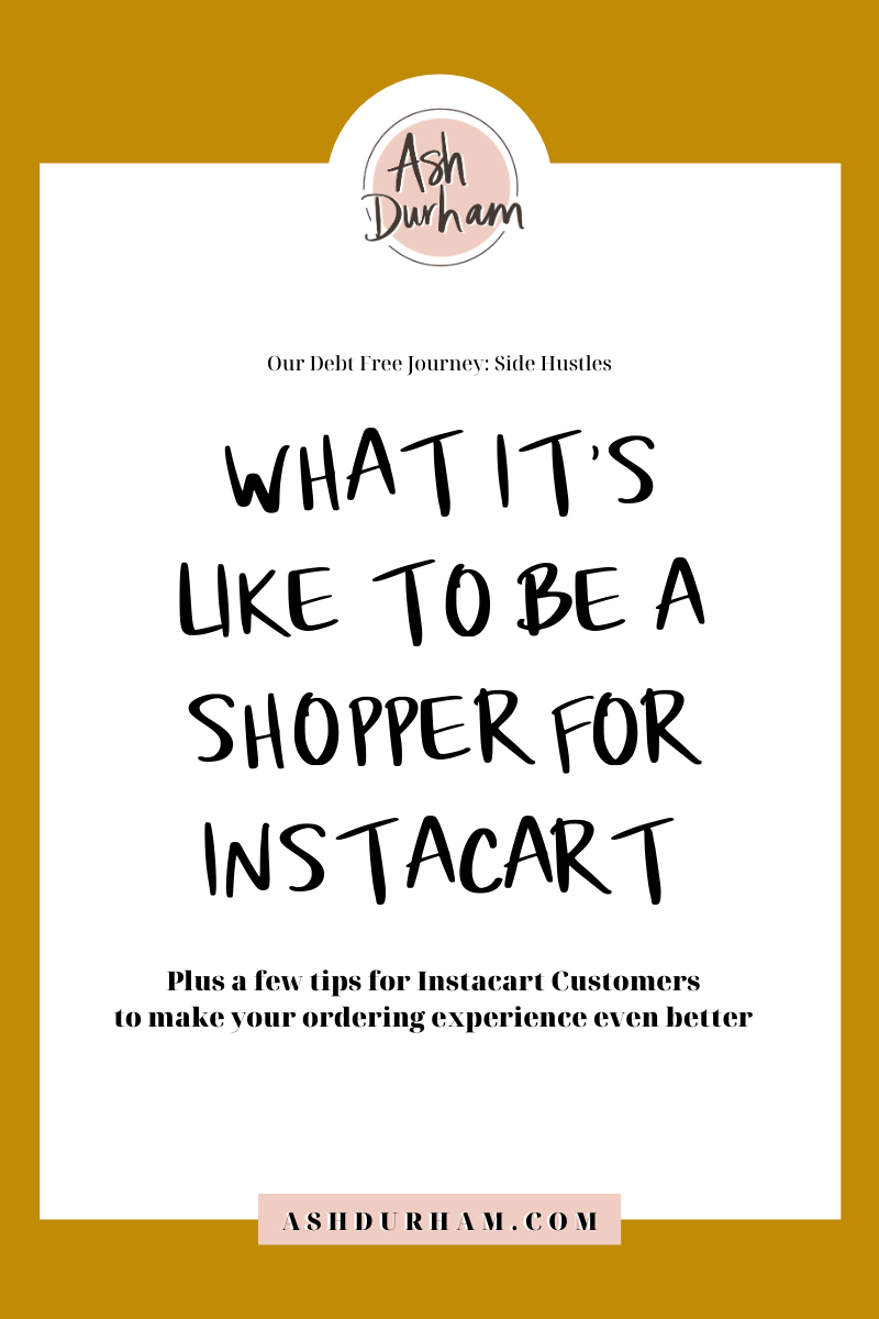 what it's like to shop for instacart