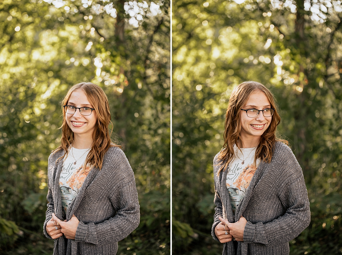 Burlington High School Senior Session at White River County Park - Ashley Durham Photography
