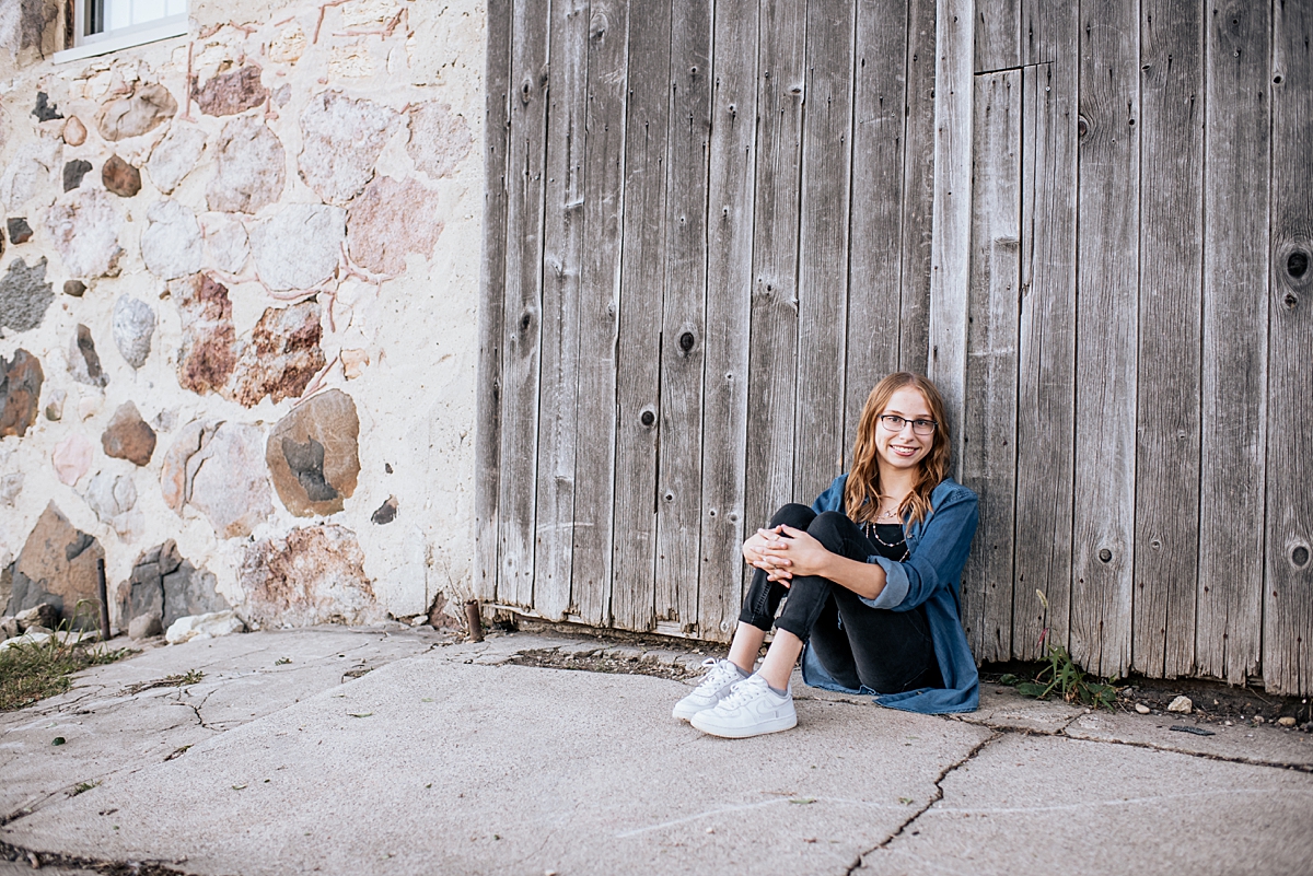 Burlington High School Senior Session at White River County Park - Ashley Durham Photography