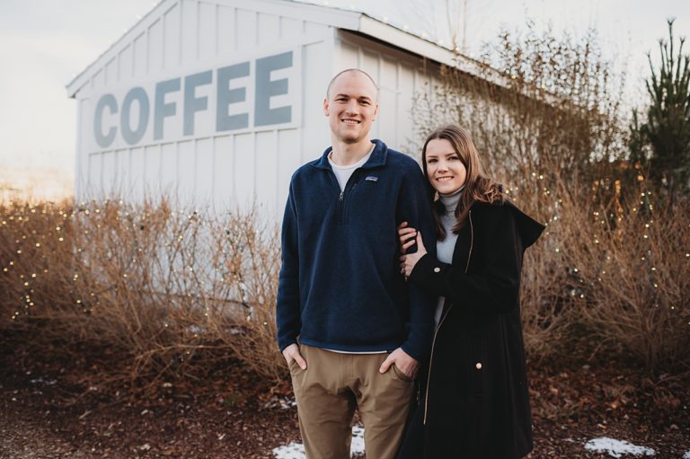 Engagement Session at Boxed and Burlap in Delavan
