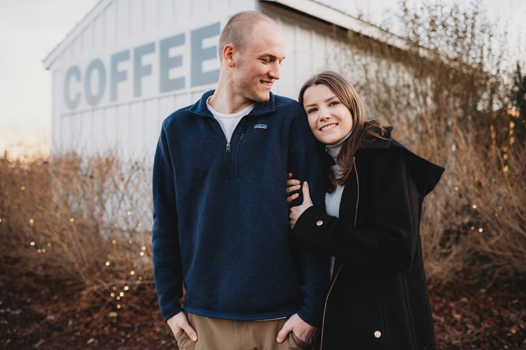 Engagement Session at Boxed and Burlap in Delavan