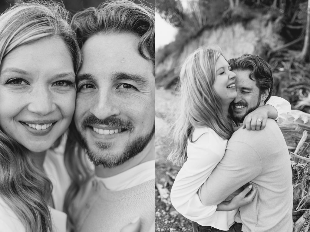 Engagement at Lions Den Nature Preserve in Grafton Wisconsin