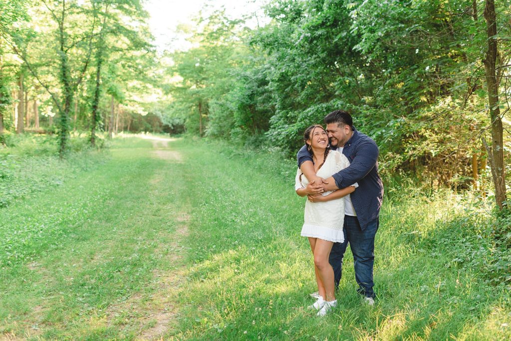 engagement session at spencer park in belvidere illinois