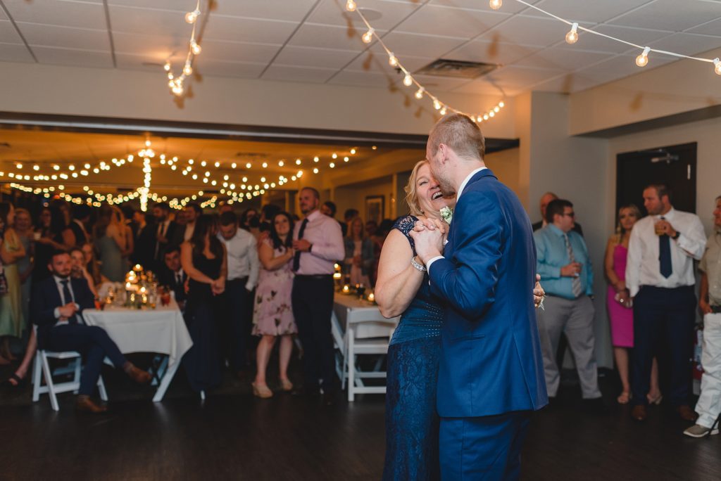parent dances at wedding reception