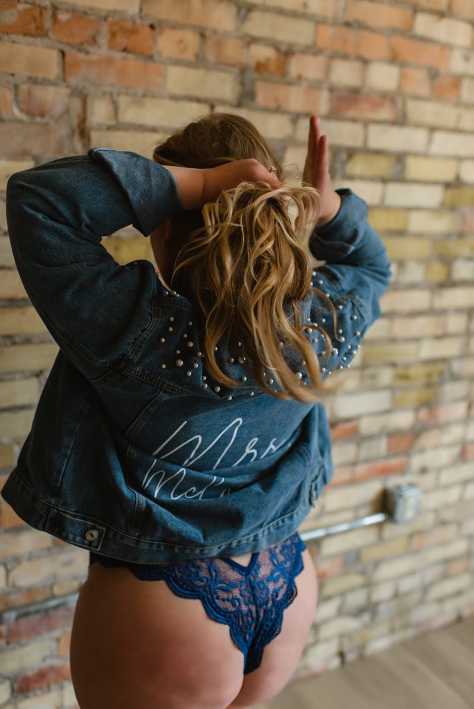 boudoir session for bride to be wisconsin boudoir photographer