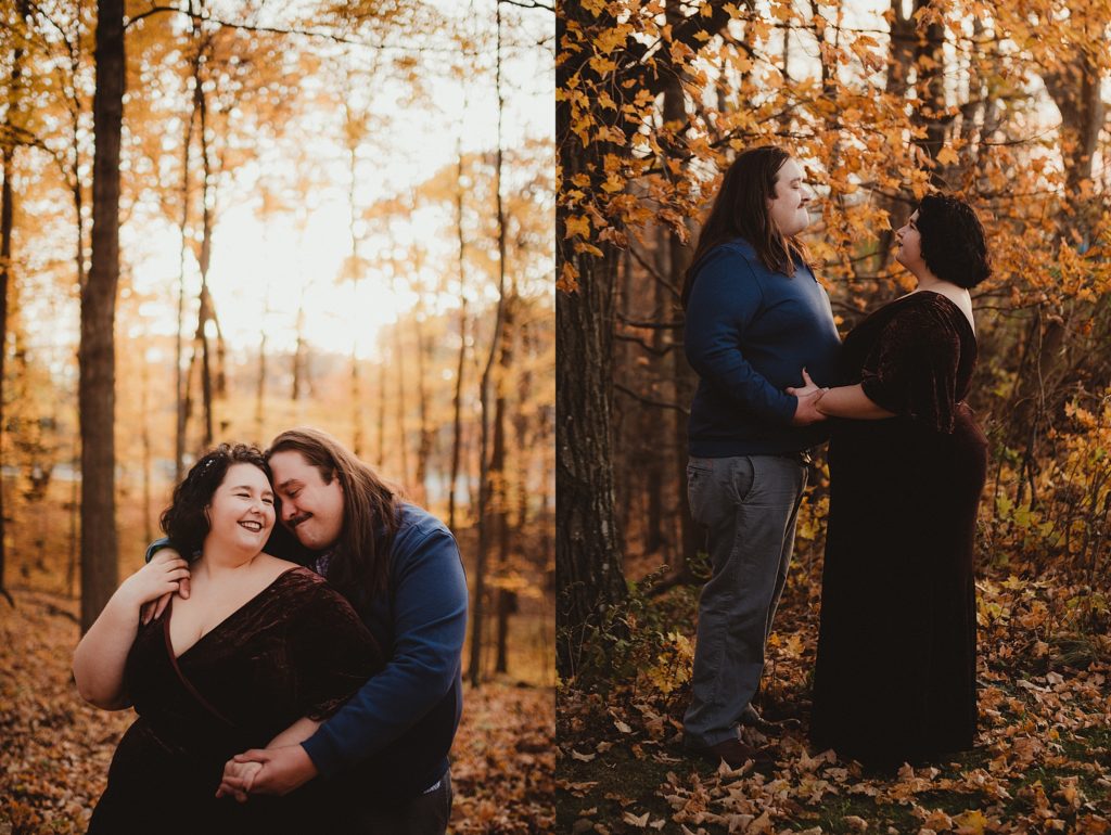 holy hill engagement session wisconsin