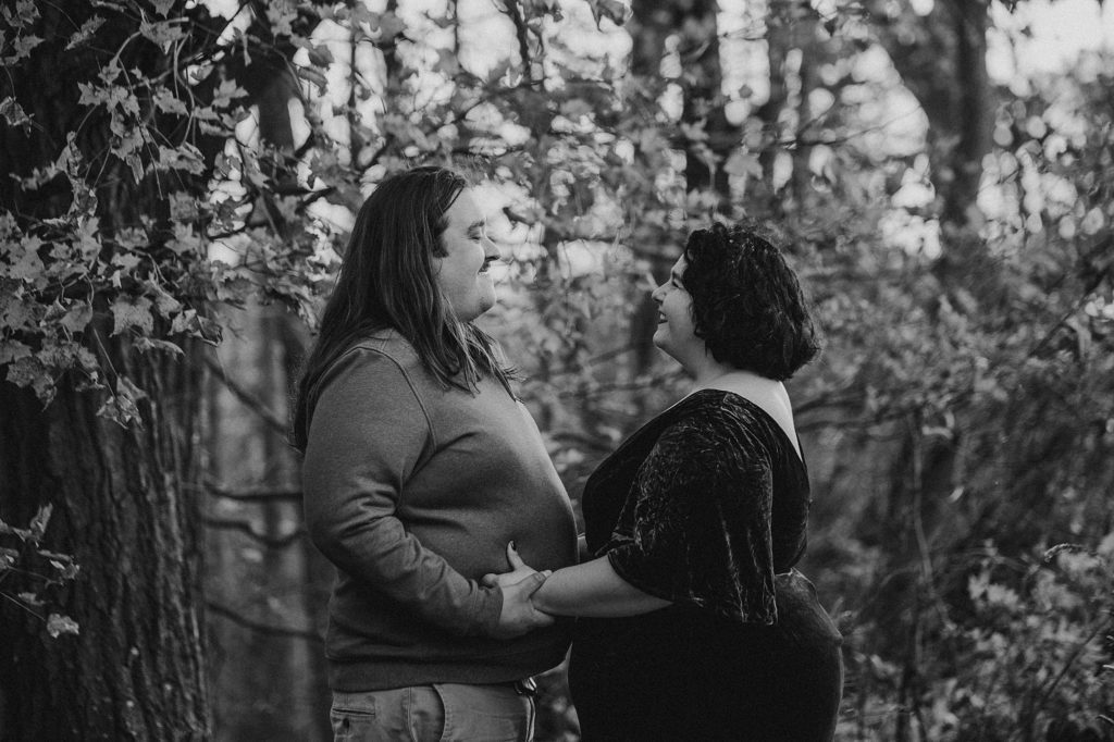 holy hill engagement session wisconsin