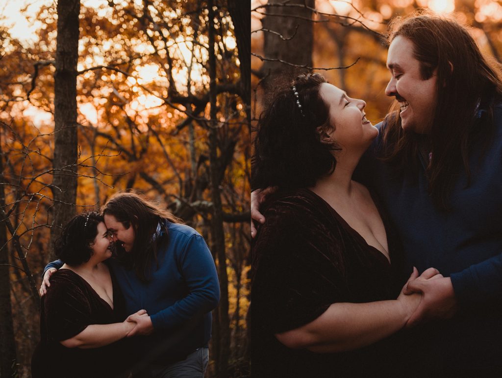 holy hill engagement session wisconsin