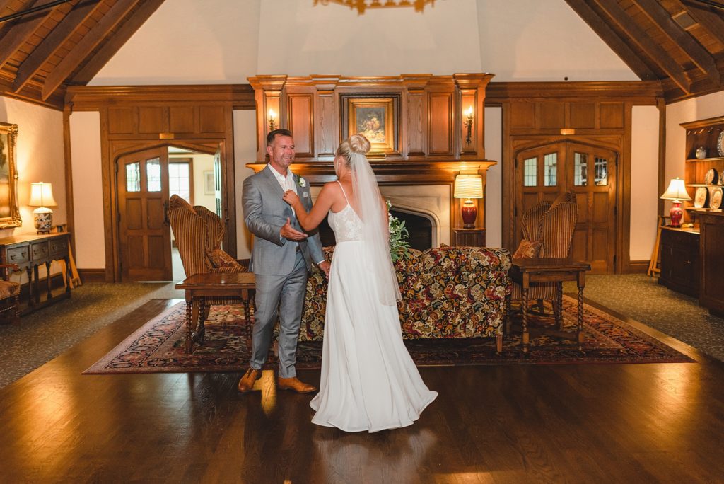 indoor wedding photos at westmoor country club