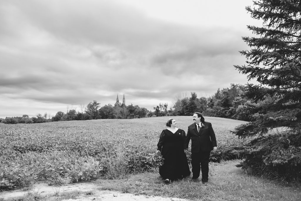 wedding photos at holy hill in wisconsin