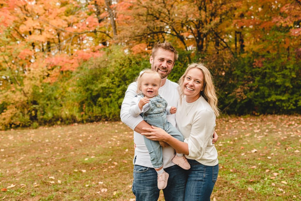 fall family photography session in wisconsin