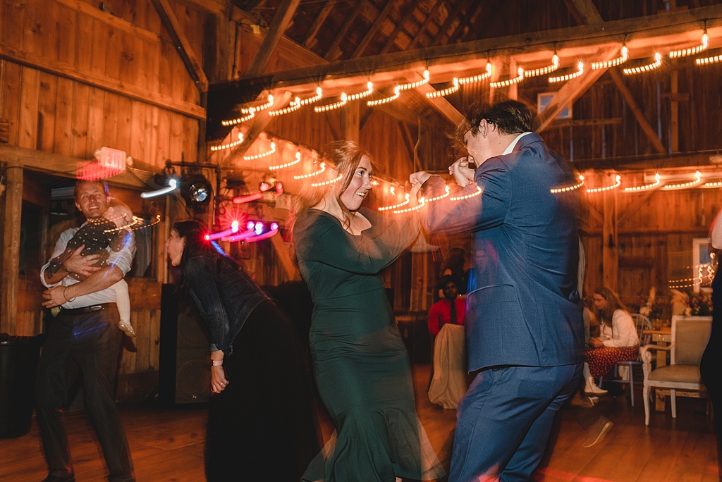 fun wedding reception dancing photos