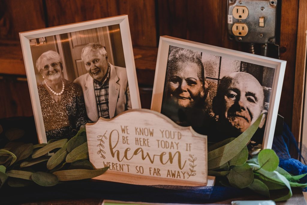 indoor reception at the barn at homestead hollow