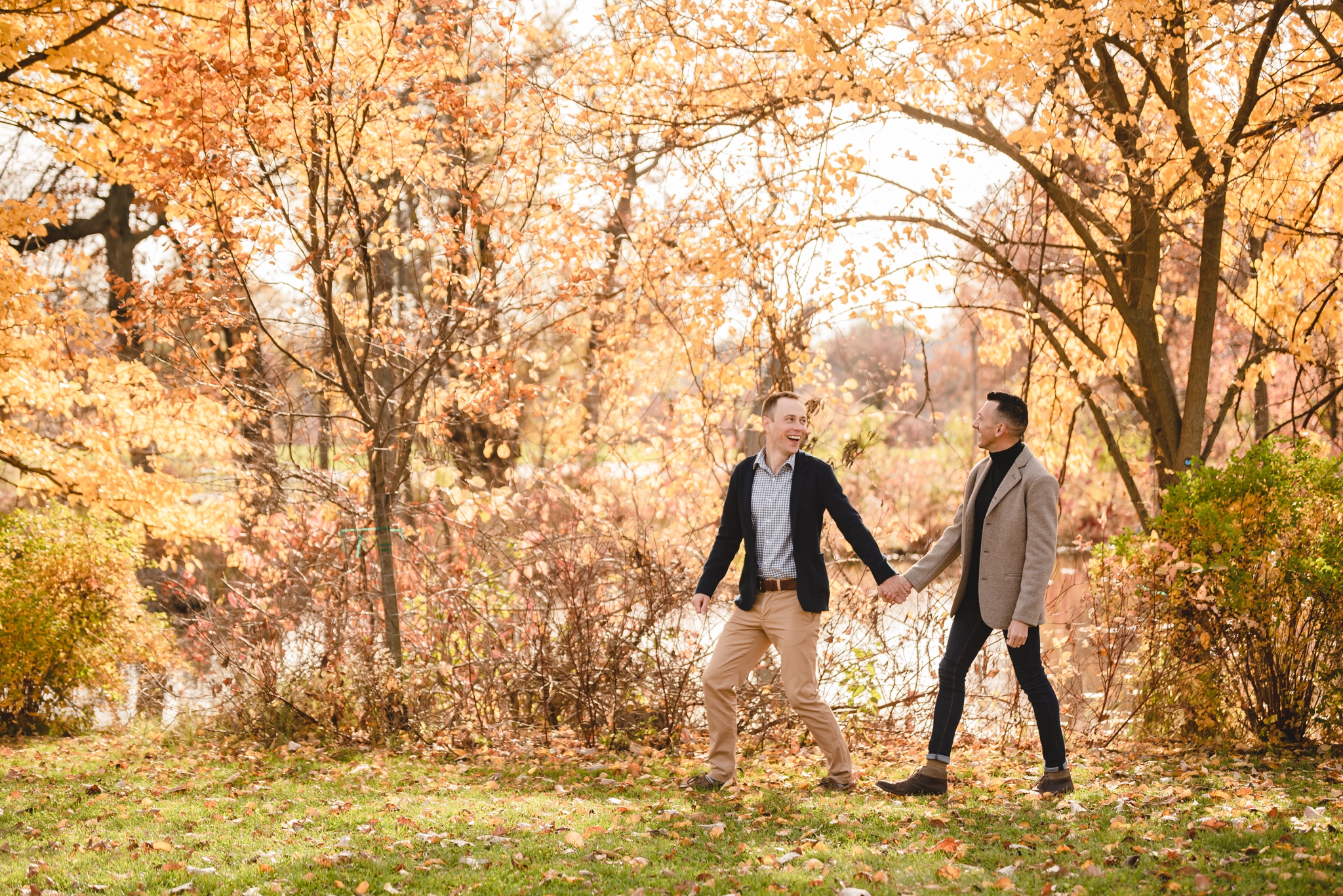 tenney park engagement session in madison wisconsin