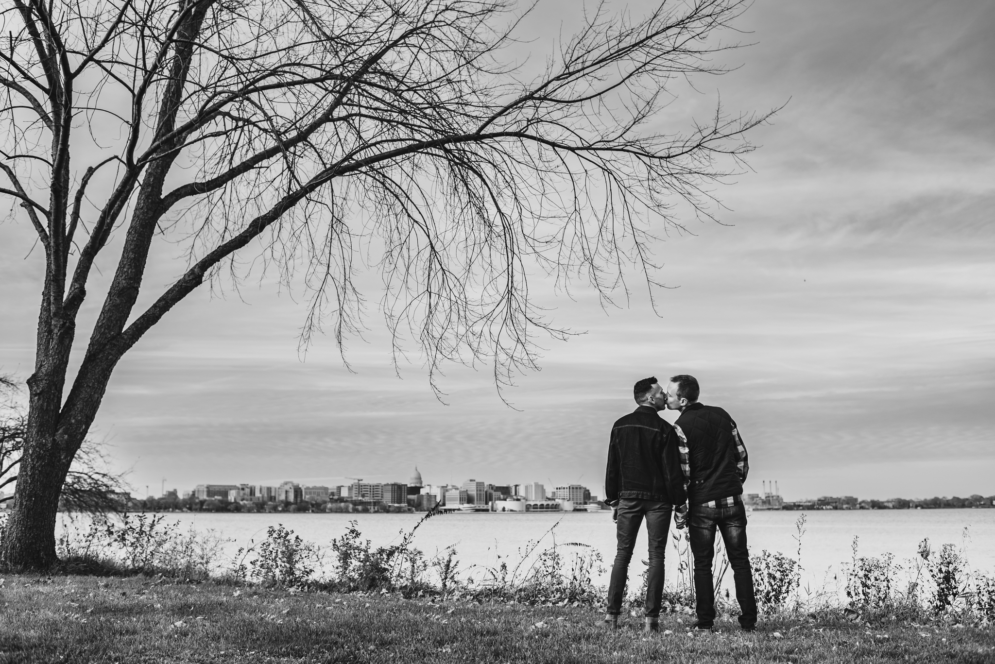 autumn engagement session in madison