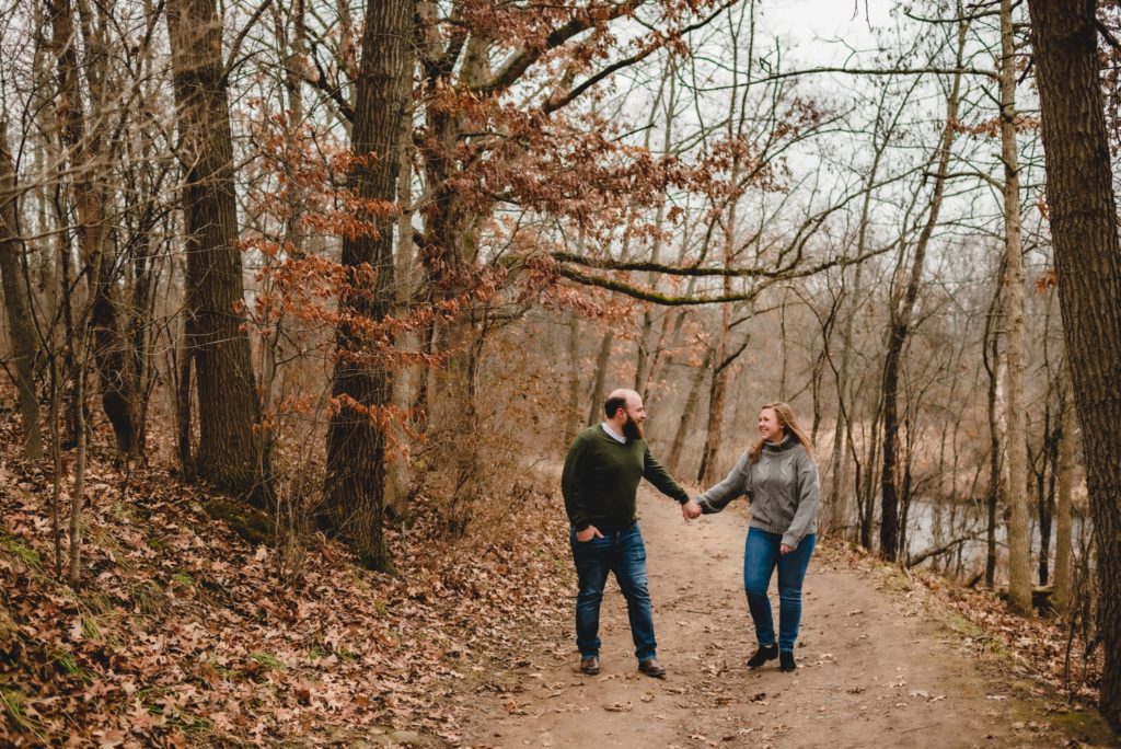 trails at white river county park in lake geneva