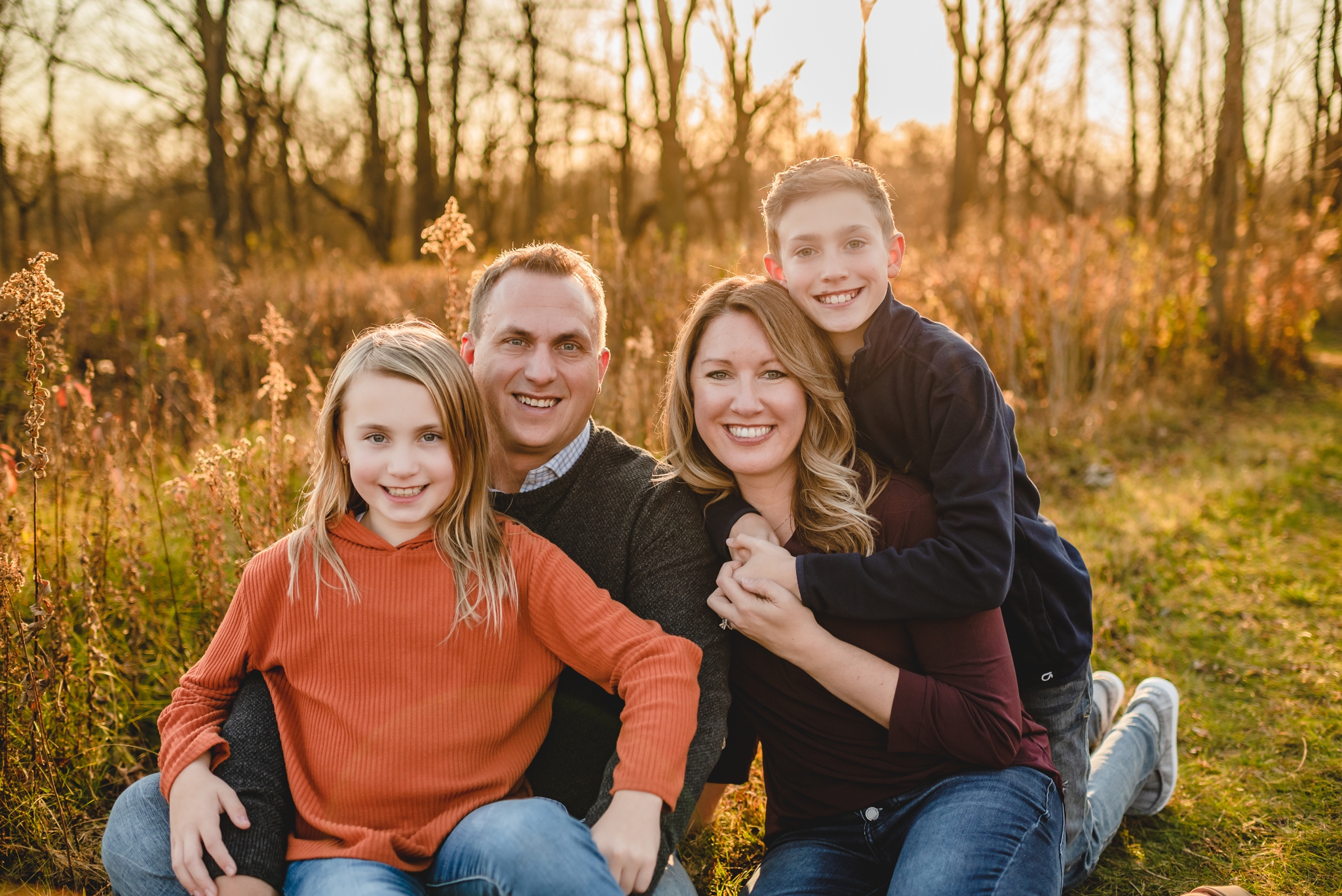 fall family photos in muskego wisconsin